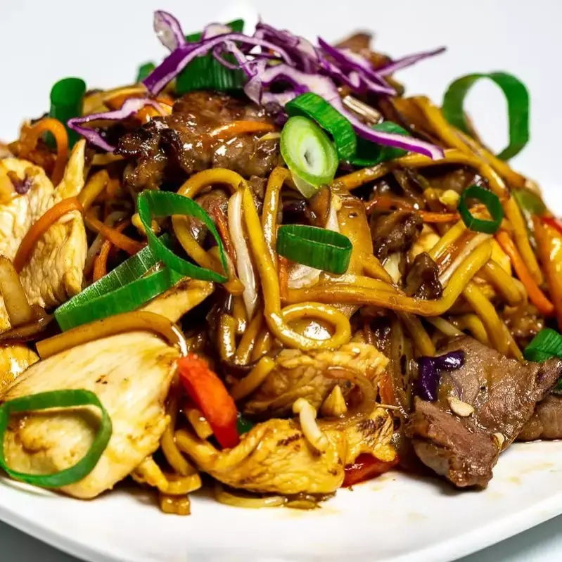 Sweet and Sour Chicken Balls at Dragon Gate 80ate Forest Lawn Calgary